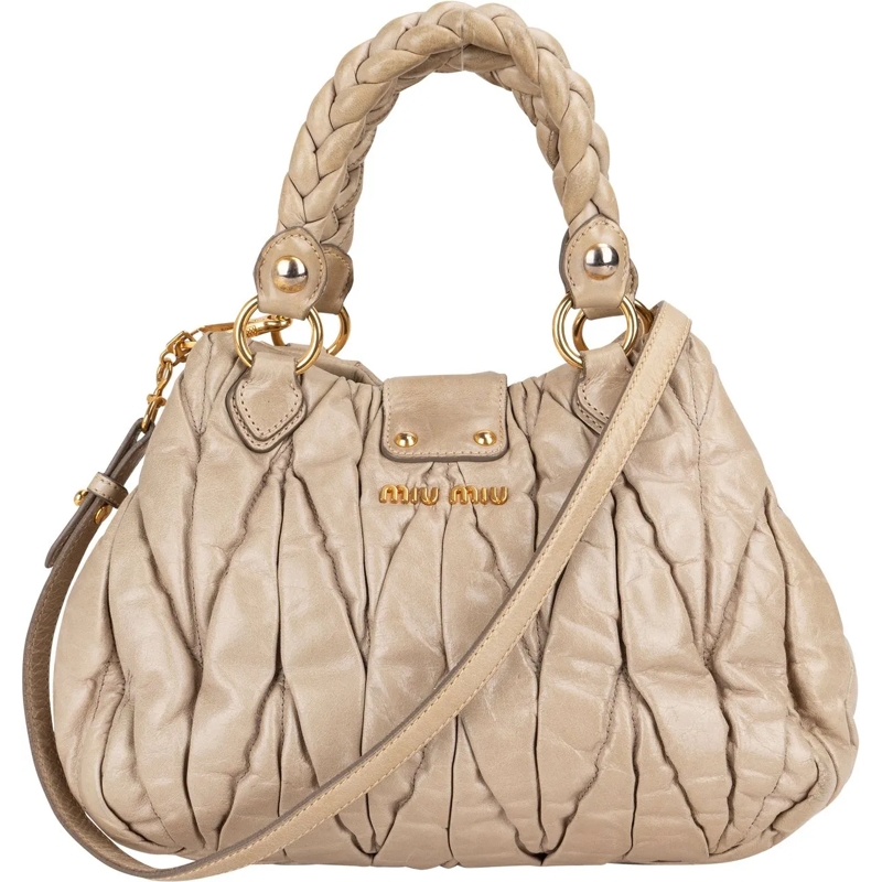 Miu Miu Tote Miu Miu Quilted Leather City Handbag mehrfarbig