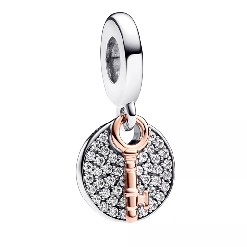 Pandora Sterling silver and 14k rose gold-plated unique me Gold Pendant