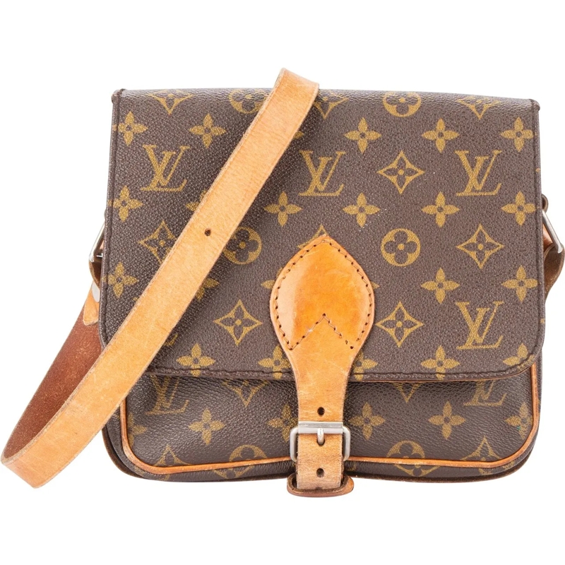 Louis Vuitton Schultertasche Louis Vuitton Canvas Monogram Cartouchiere MM Cros mehrfarbig