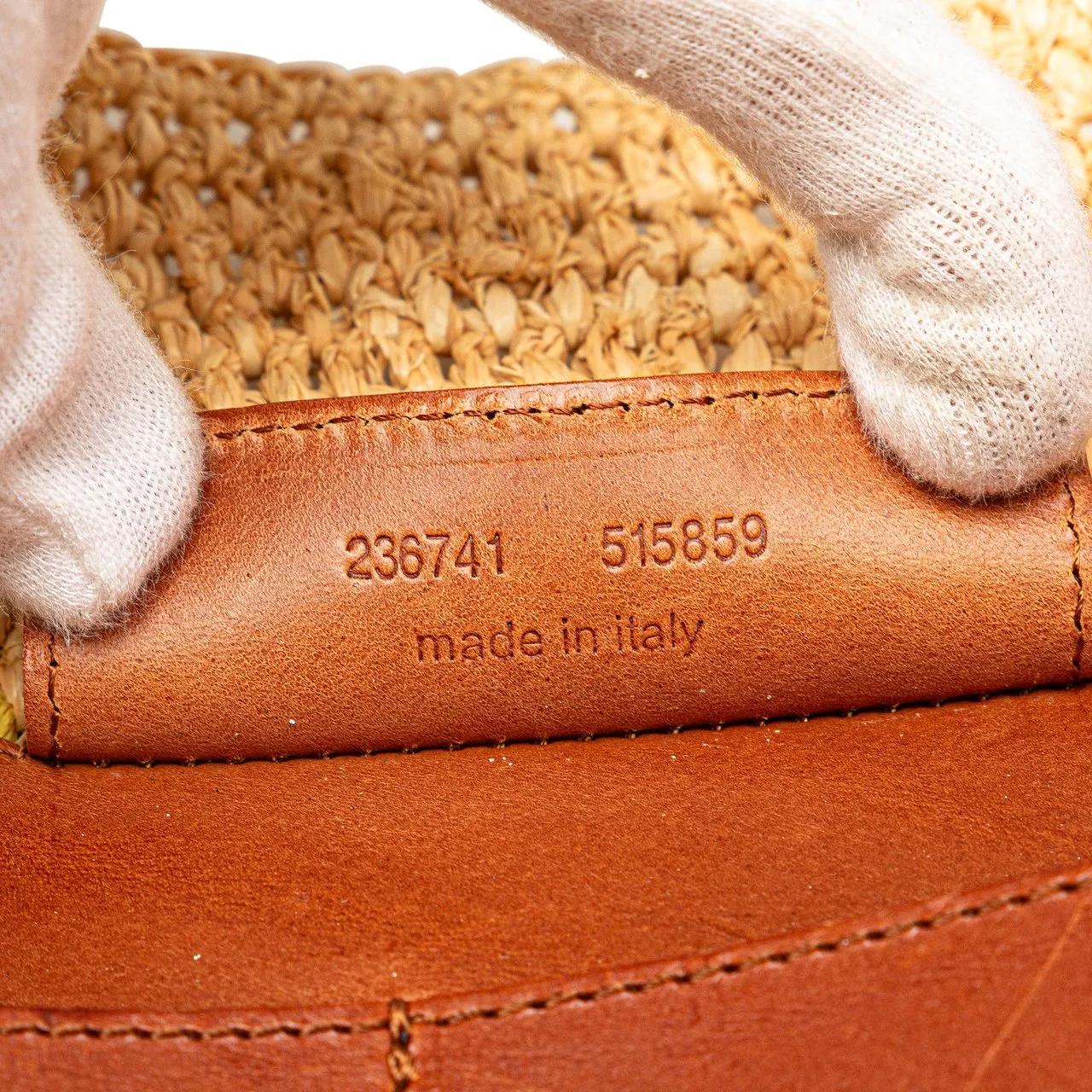 Thumbnail - Balenciaga Shopper - Raffia Motocross Classic Panier Basket Tote - Gr. unisize - in Braun - für Damen