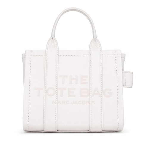 Marc Jacobs Tote Ivory Leather Micro Tote Bag White