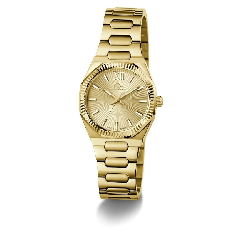 GC Quarzuhr Quarz-Analoguhr Gc Prodigy Lady Mini gelb(Image 5)
