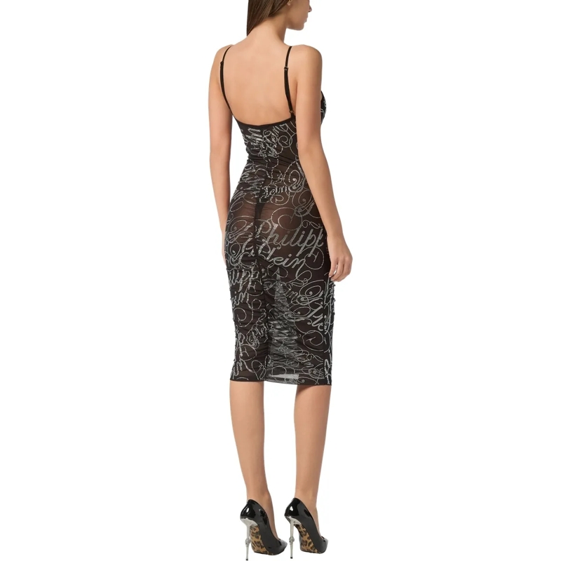 Philipp Plein Maxikleid Kleid schwarz(Image 2)