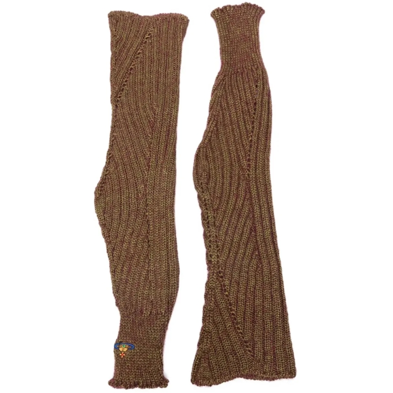 Vivienne Westwood Gants Mary Armwarmers Gold braun