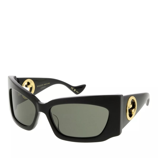 Gucci GG1412S BLACK-BLACK-GREY Sonnenbrille