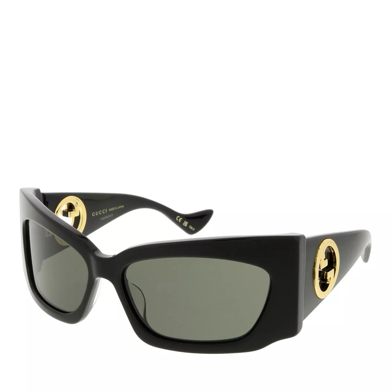 Gucci Sonnenbrille GG1412S BLACK-BLACK-GREY