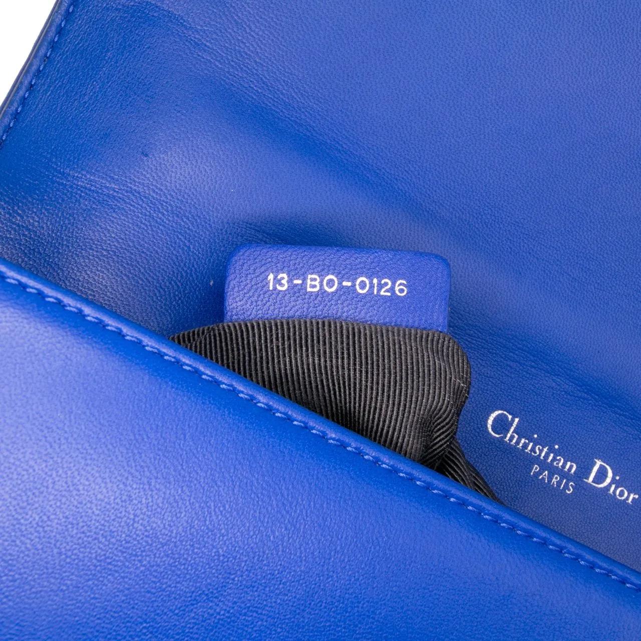 Thumbnail - Christian Dior Hobo Bags - Medium Lambskin Diorama Flap - Gr. unisize - in Blau - für Damen