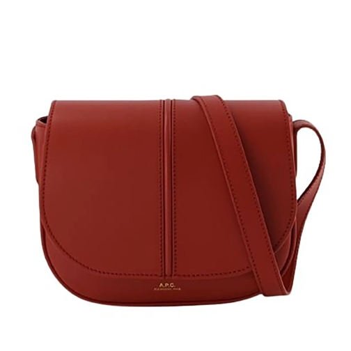 A.P.C. Crossbody Bag Betty Crossbody - Leather - Smoked Red Red