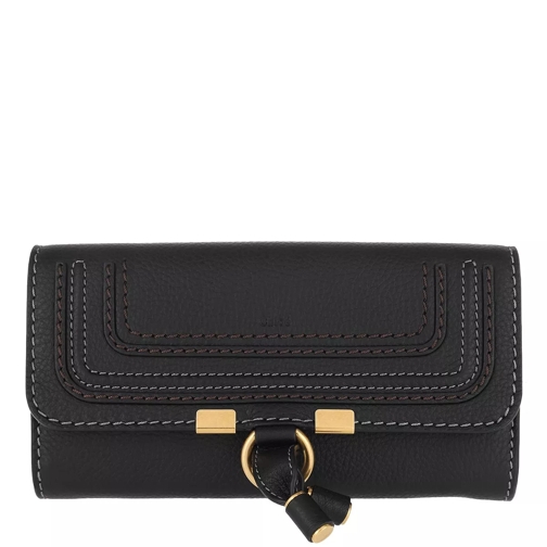 Chloé Marcie Wallet Large Black Continental Wallet-plånbok