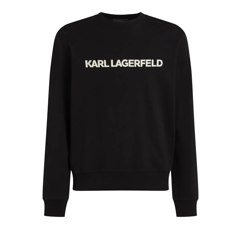 Karl Lagerfeld  SWEATSHIRT MIT LOGO schwarz