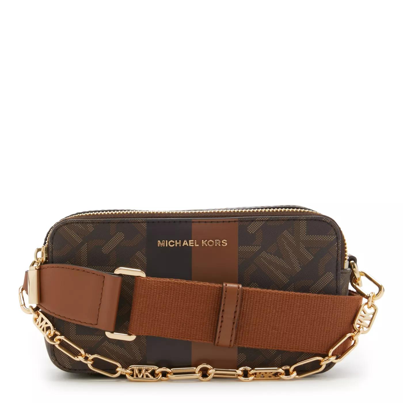 Michael Kors Crossbody Bags - Michael Kors Jet Set Braune Umhängetasche 32H3GJ6C - Gr. unisize - in Braun - für Damen