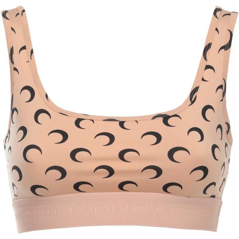 Marine Serre Top Top Beige beige