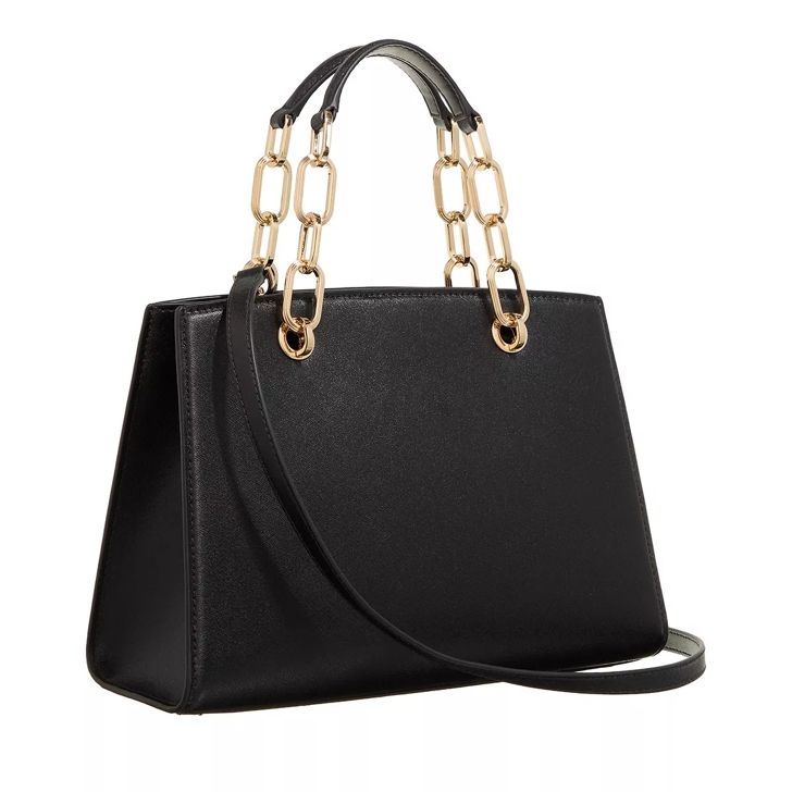 Black michael kors purse with gold chain online