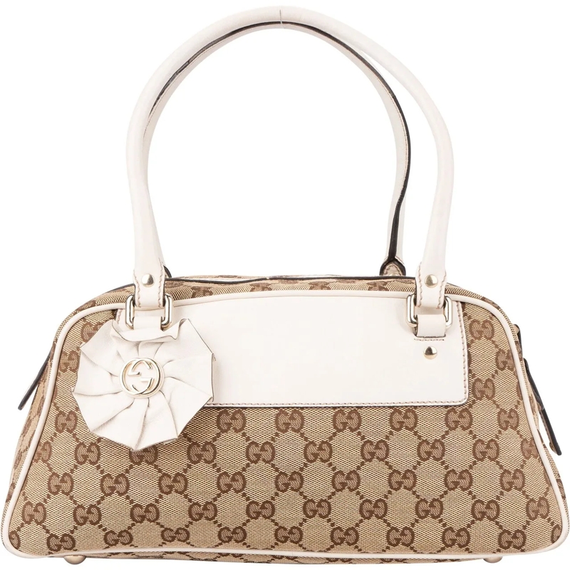 Gucci Schultertasche Gucci GG Monogram Flower Handbag mehrfarbig