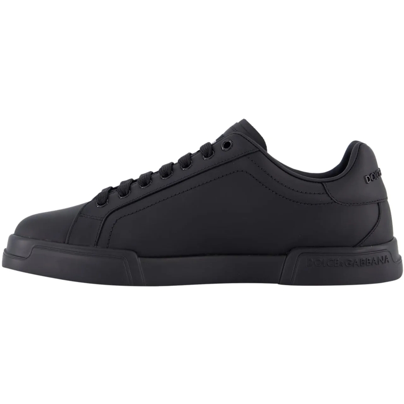 Dolce&Gabbana Low-Top-Sneaker 'Portofino Vintage' Sneakers – Black Black(Image 4)