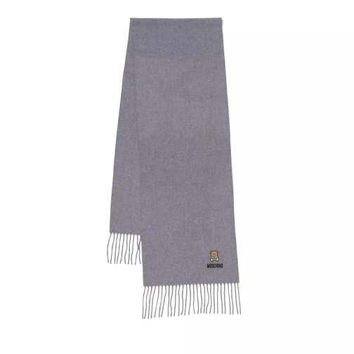 Moschino Scarf Light Grey Sciarpa di lana