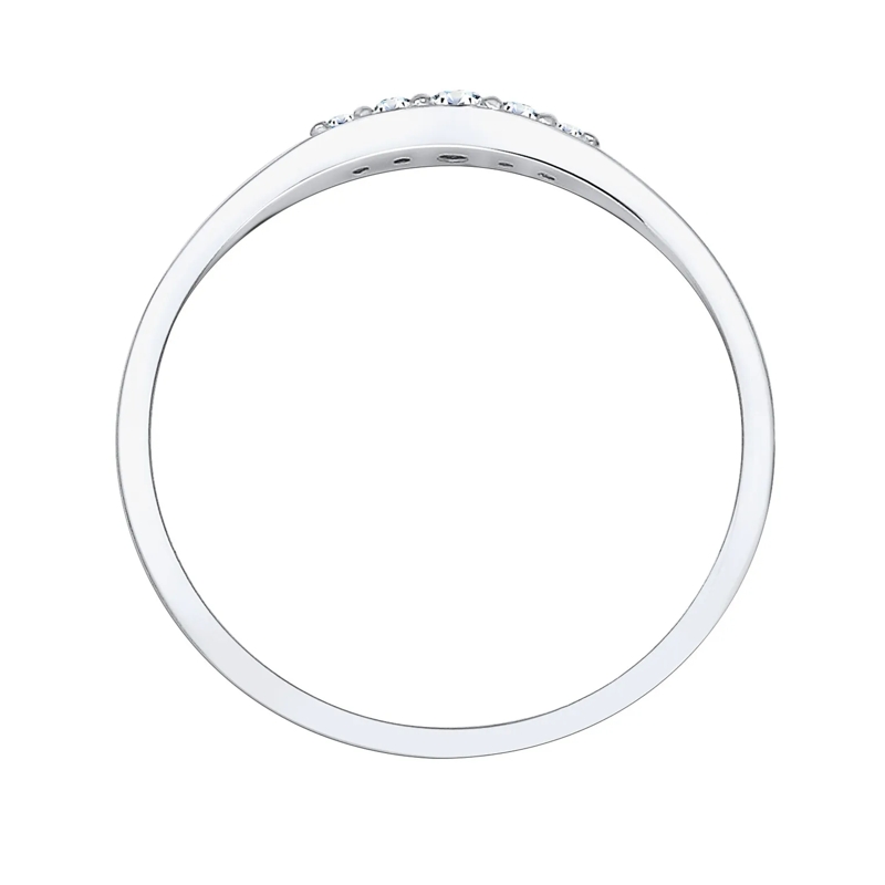 Elli Diamantring Ring Verlobungsring Diamant (0.07 ct) Bridal 925 S gold(Image 3)