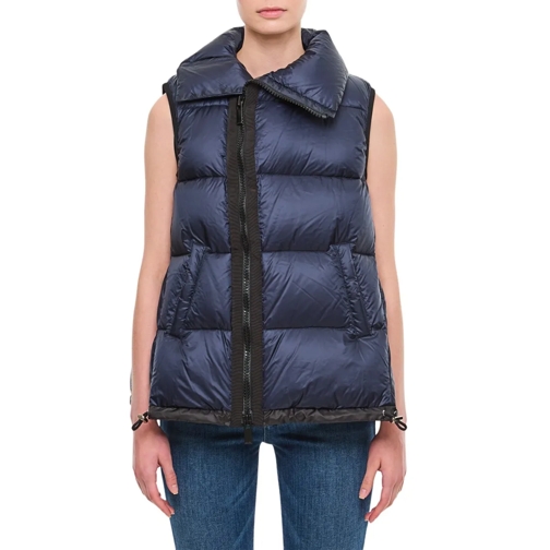 Sacai Puffer Vest Blue Veste de transition