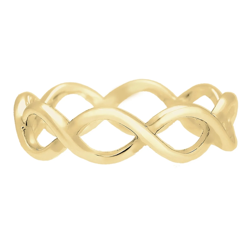 Elli Ring Ring Infinity Trend 375 Gelbgold gold(Image 2)
