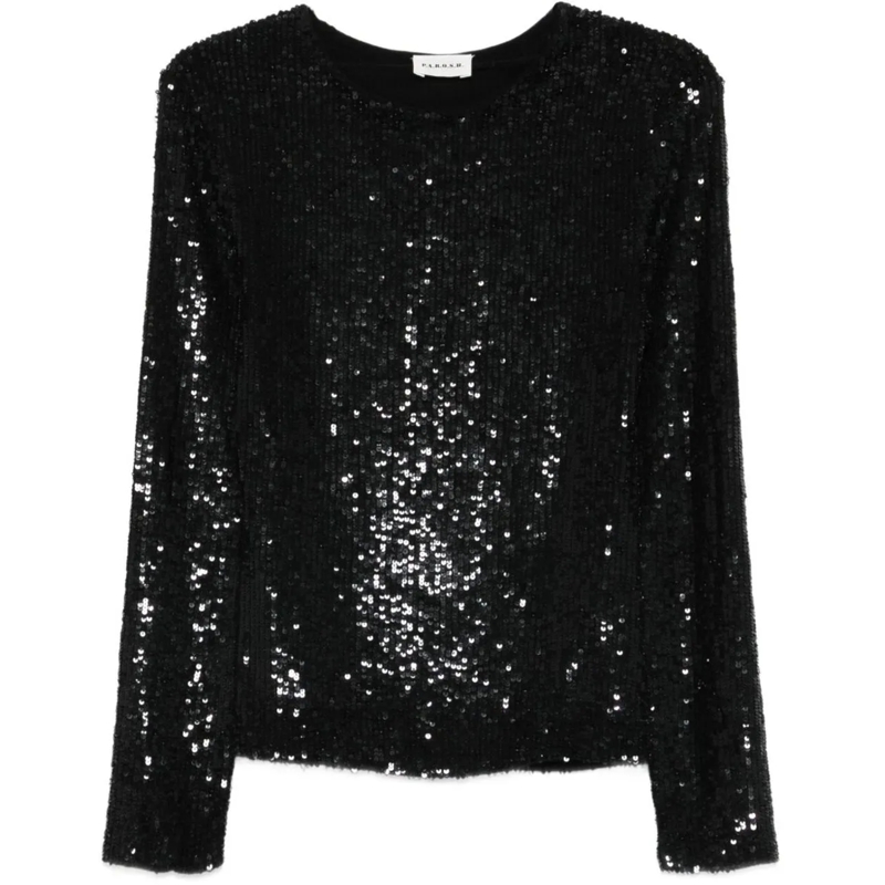 P.A.R.O.S.H. Top Top Black schwarz