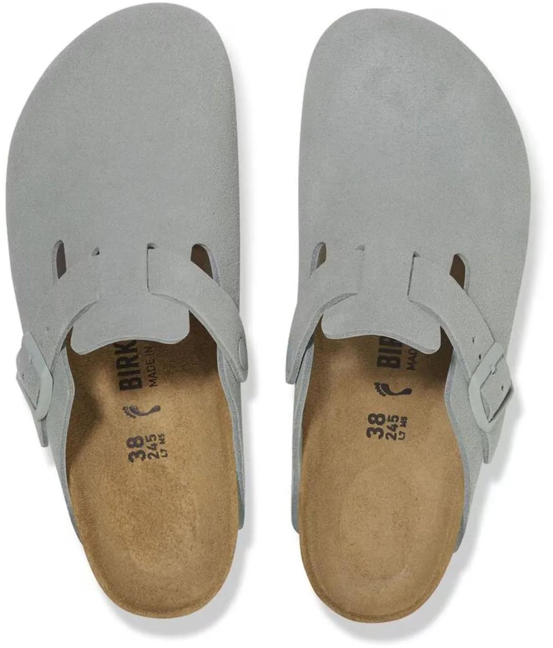 Thumbnail - Birkenstock Sandalen - Birkenstock Boston Bs Lichtblauw 1029214 - Gr. 39 (EU) - in Blau - für Damen