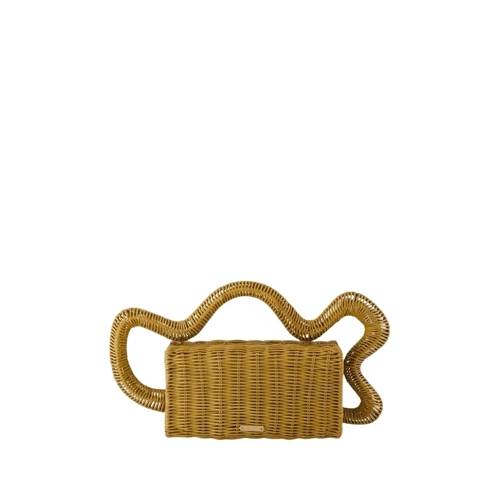 Cult Gaia Clutch Elsa Clutch - Neutral Brown