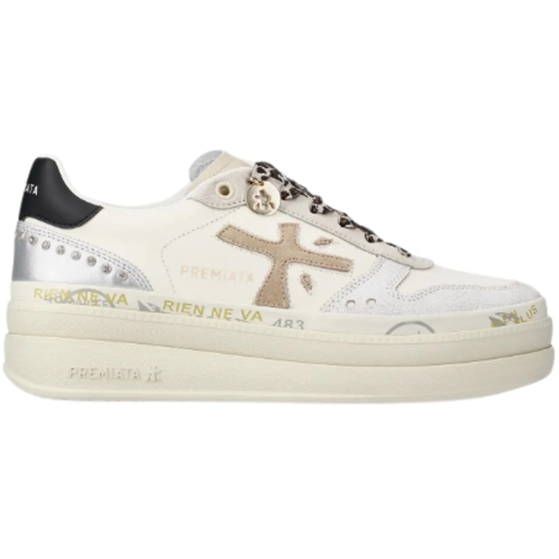 Premiata Low-Top-Sneaker Sneakers Beige beige
