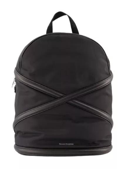 Alexander McQueen Rucksäcke - Backpack  - Black - Leather - Gr. unisize - in Schwarz - für Damen