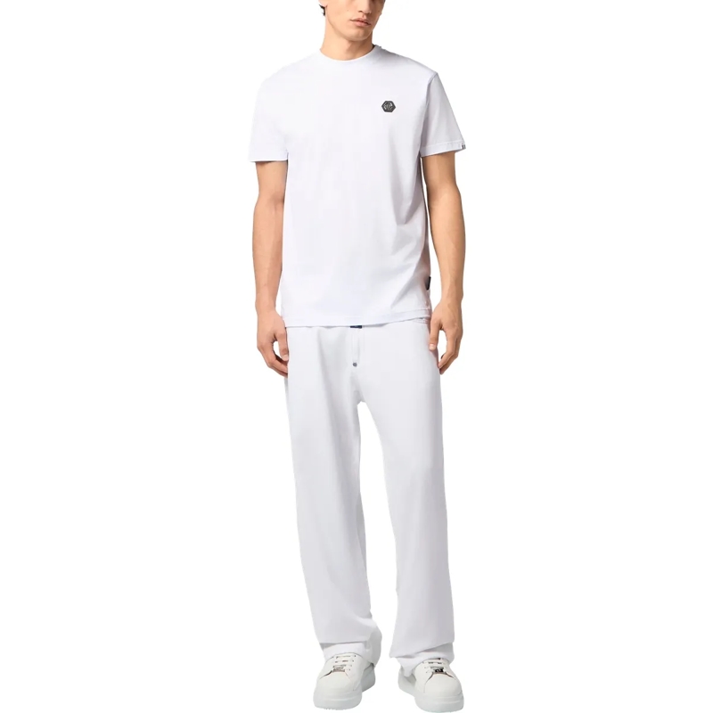 Philipp Plein T-Shirt Round Neck T-Shirt Basic weiss(Image 4)