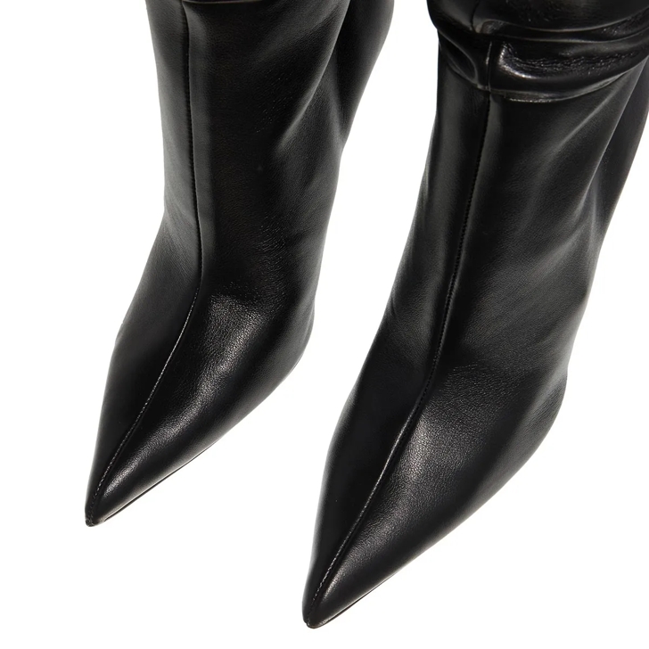 Steve madden black flat boots online