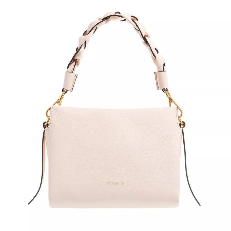 Coccinelle Hobo Bag Boheme Grana Double Creamy Pin/Cola