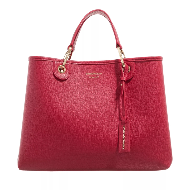 Emporio Armani Tote S33 Shopping Bag Red