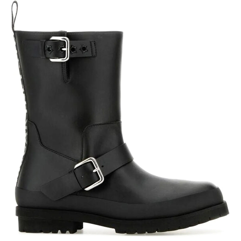 Stella McCartney Stiefel Eco-Leather Ankle Boot With Adjustable Buckle Black