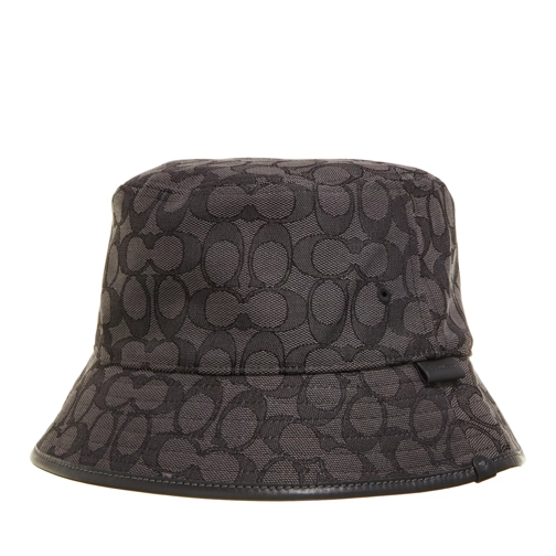 Coach Signature C Jacquard Bucket Hat Charcoal Hat