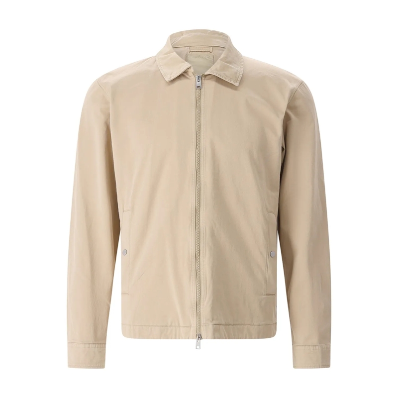 Woolrich Übergangsjacke Overshirt aus Baumwolle blau