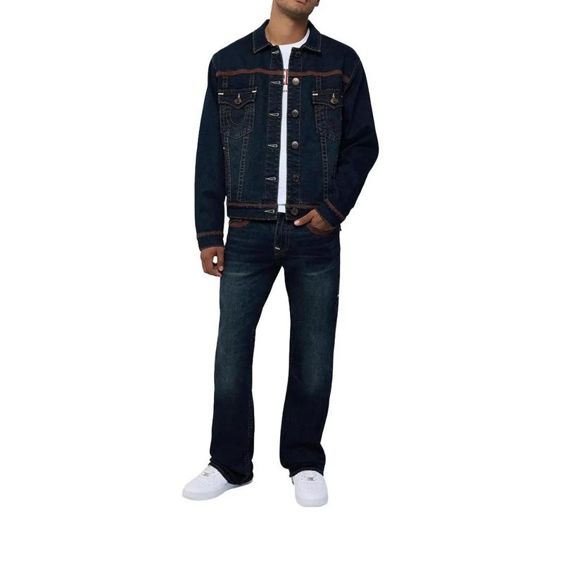 True Religion Jeansjacke Jeansjacke blau(Image 5)