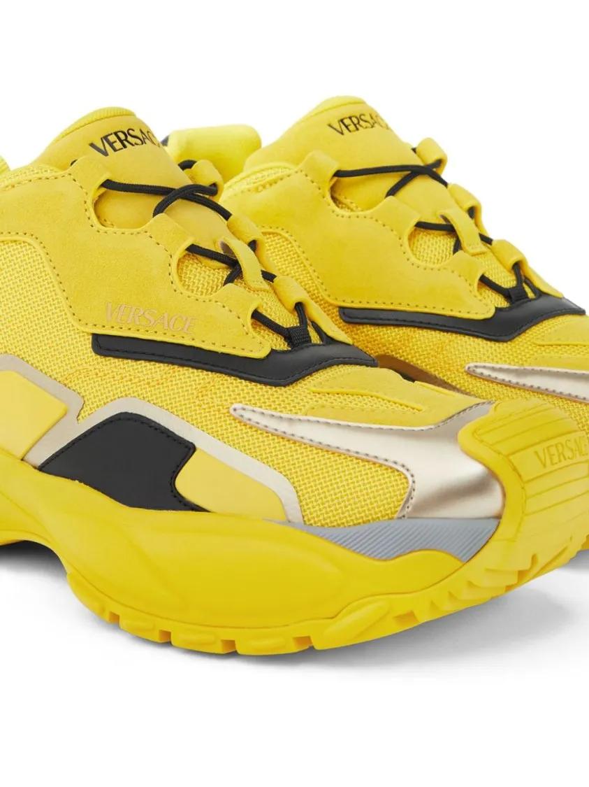 Thumbnail - Versace Low-Top Sneaker - Canary Yellow Sneakers With Drawstring Fastening - Gr. 42 (EU) - in Gelb - für Damen