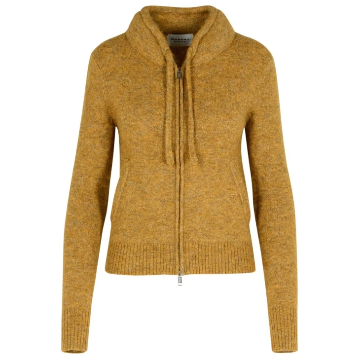 Etoile Isabel Marant Milly Baby Alpaca Blend Honey Sweater Brown Trui