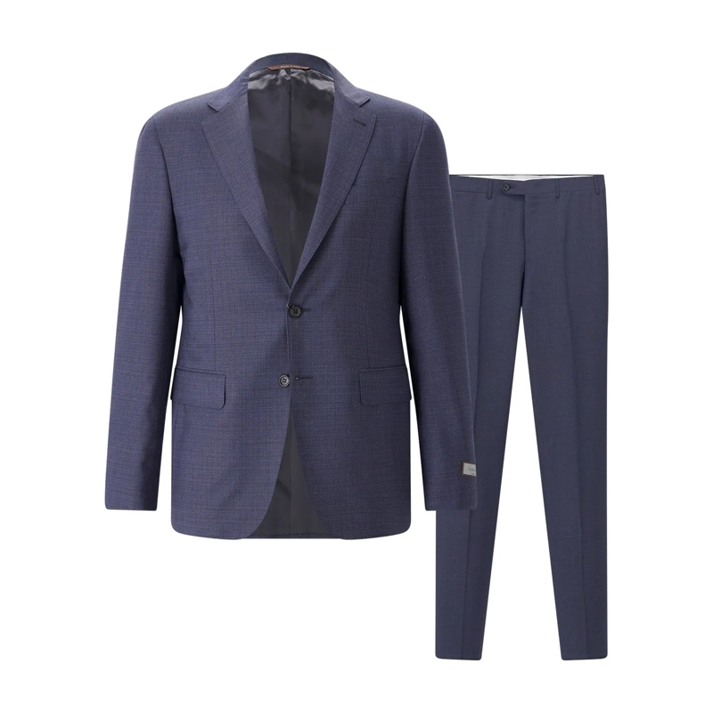 Canali Anzugkombination Zweiteiliger Anzug Kei dunkelblau