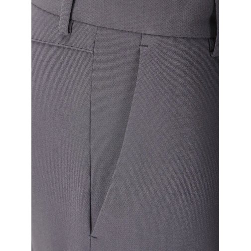 Alberto Biani  Wide Leg Pressed Crease Trousers Grey (Image 3)