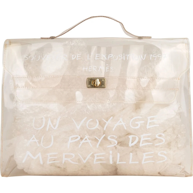 Hermès Tote Hermes Transparent Souvenir 1997 Kelly Handbag mehrfarbig