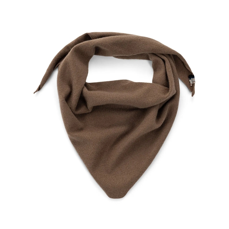 Extreme Cashmere Écharpe Tuch Bandana aus Kaschmir-Mix braun