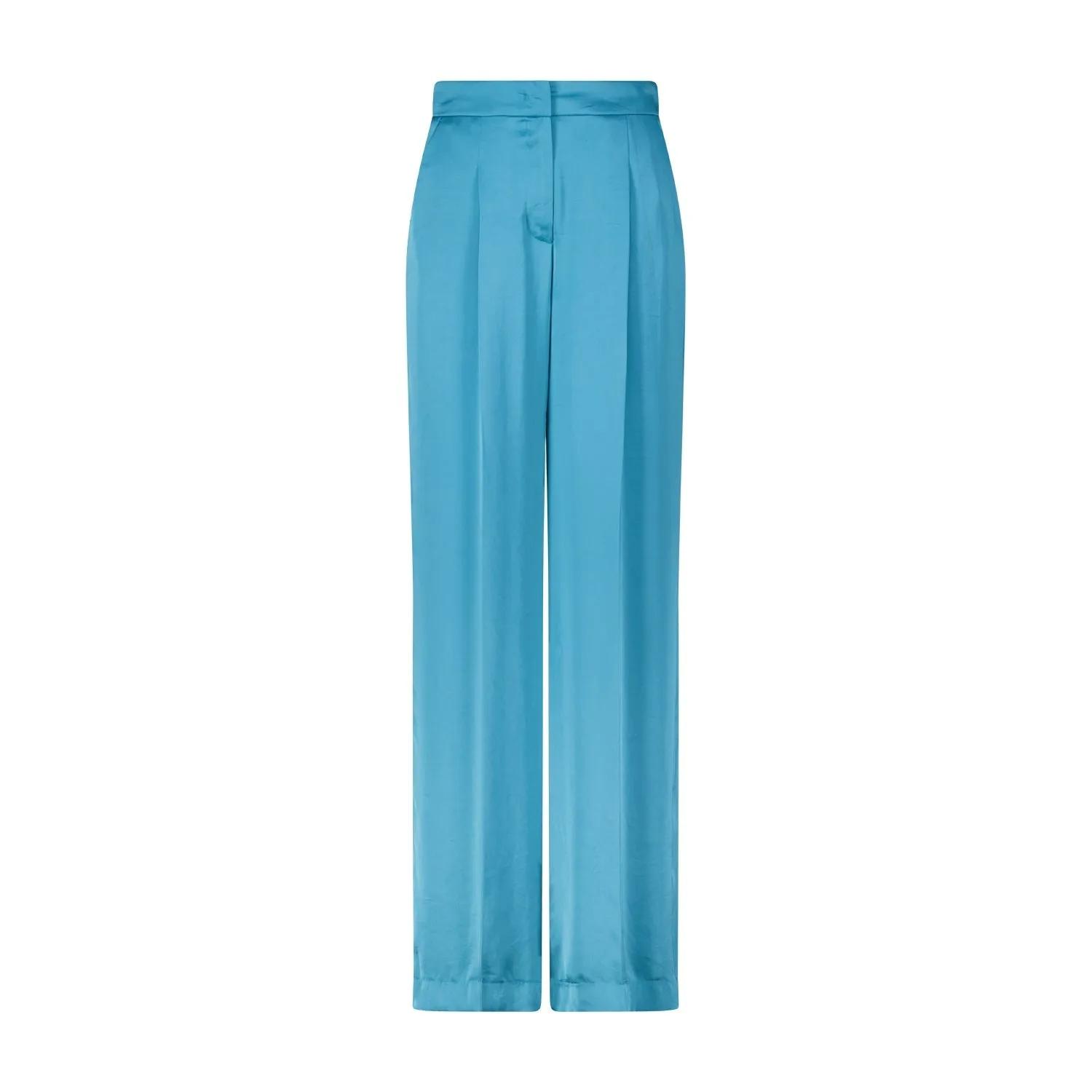 Thumbnail - Luisa Cerano - Weite Hose mit Bundfalte - Größe 40 - blau