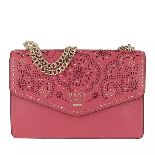 DKNY Whitney LG Shoulder Flap Pink Crossbody Bag