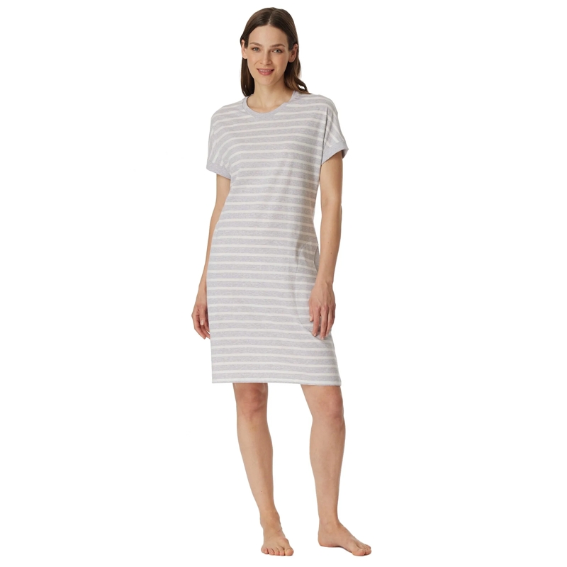 SCHIESSER  SCHIESSER SCHIESSER Damen Nachthemd 95cm - Nachtwä grau(Image 4)