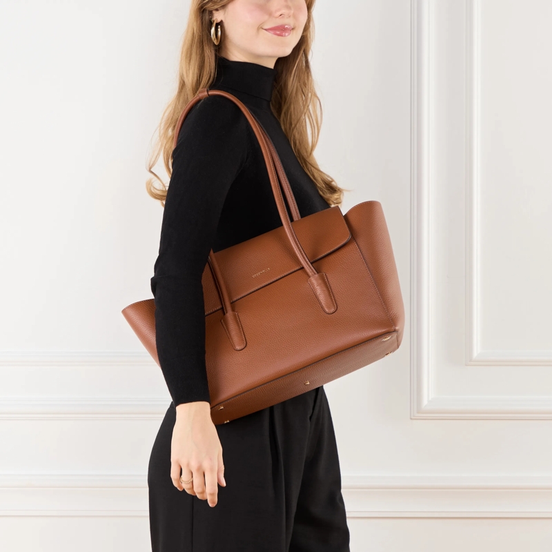 Coccinelle Shopper Coccinelledouble Beat Cognac(Image 2)
