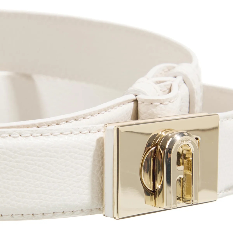 Furla Ceinture en cuir Furla 1927 Adjustable Belt H.3 Panna(Image 4)