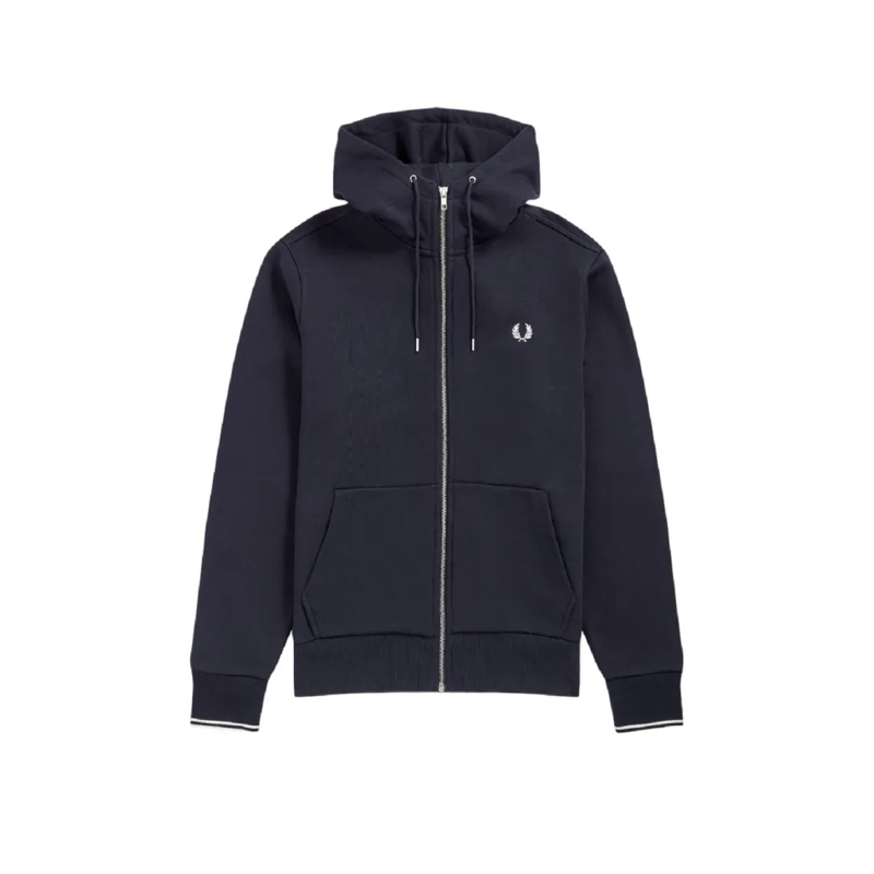 Fred Perry  Blue Hoodie Sweatshirt Black