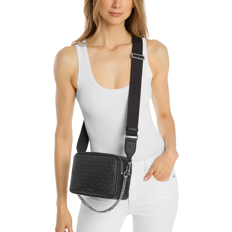 MICHAEL Michael Kors Crossbody Bag Bryant Md Dblzp Chn Camera Xbody Black(Image 2)