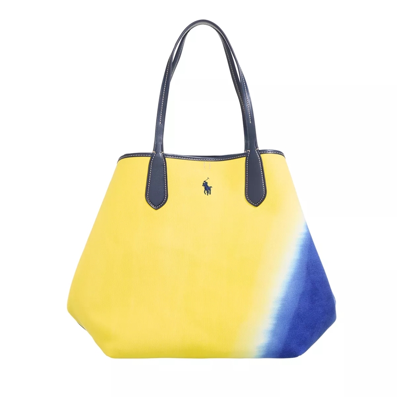 Polo Ralph Lauren Shopper Tote Large Blue Yellow Tie Dye